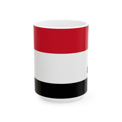 Yemen Flag Mug Ceramic Coffee Cup | 11oz 15oz | Rep Ya Flag