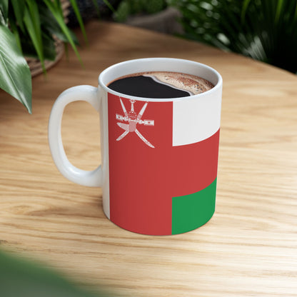 Oman Flag Coffee Tea Mug 11oz 15oz | Rep Ya Flag Ceramic Mug