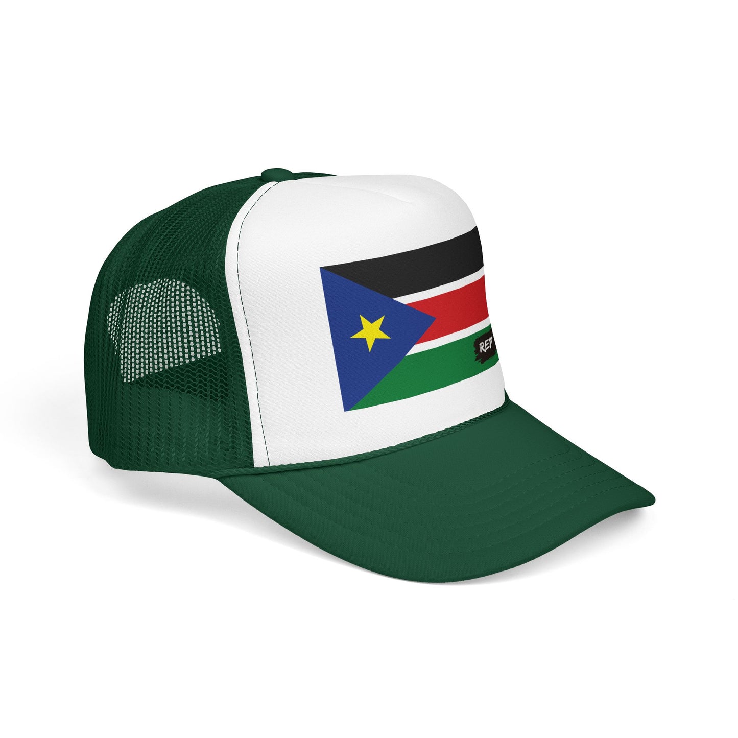 South Sudan Flag Foam Trucker Hat | Rep Ya Flag