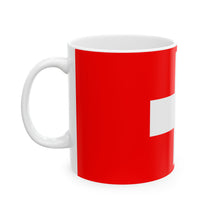 Switzerland Flag Coffee Tea Mug 11oz 15oz | Rep Ya Flag Ceramic Mug