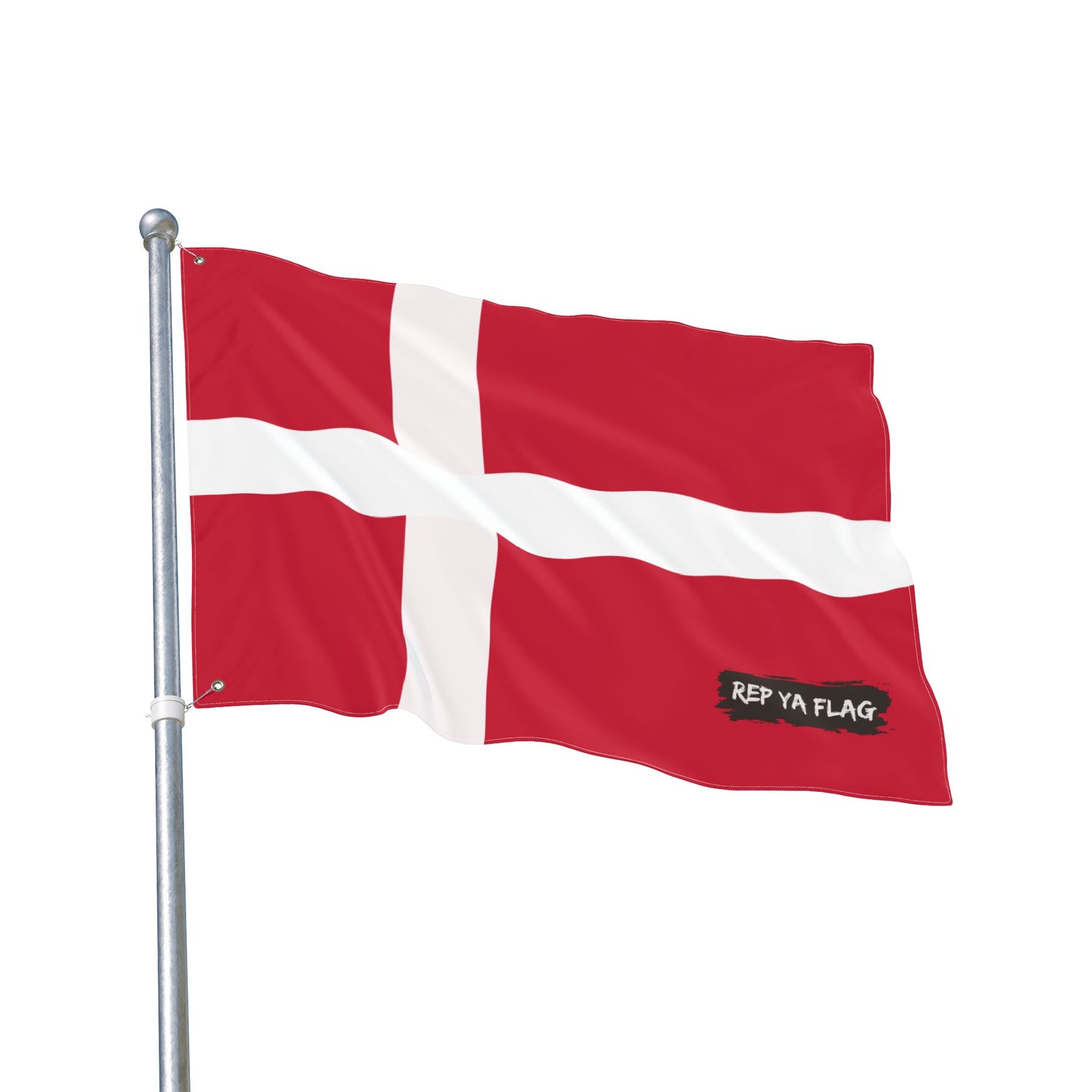 Denmark Flag Garden Banner | Double Sided Outdoor Flag | Rep Ya Flag