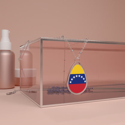 Venezuela Flag Necklace for Patriotic Gifts Custom Pendant for Mothers Day Fathers Day Christmas Birthdays Cultural Events Holidays