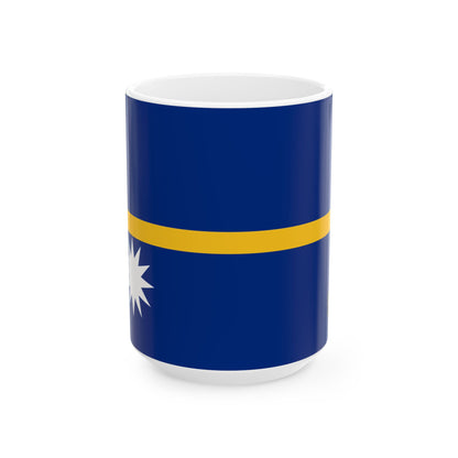 Nauru Flag Coffee Tea Mug 11oz 15oz | Rep Ya Flag Ceramic Mug