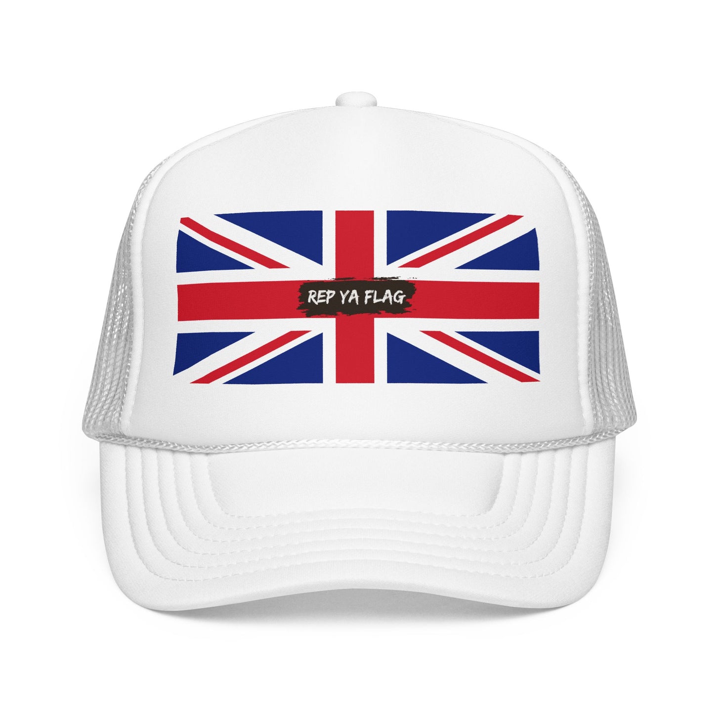 United Kingdom UK Foam Trucker Hat | Rep Ya Flag design