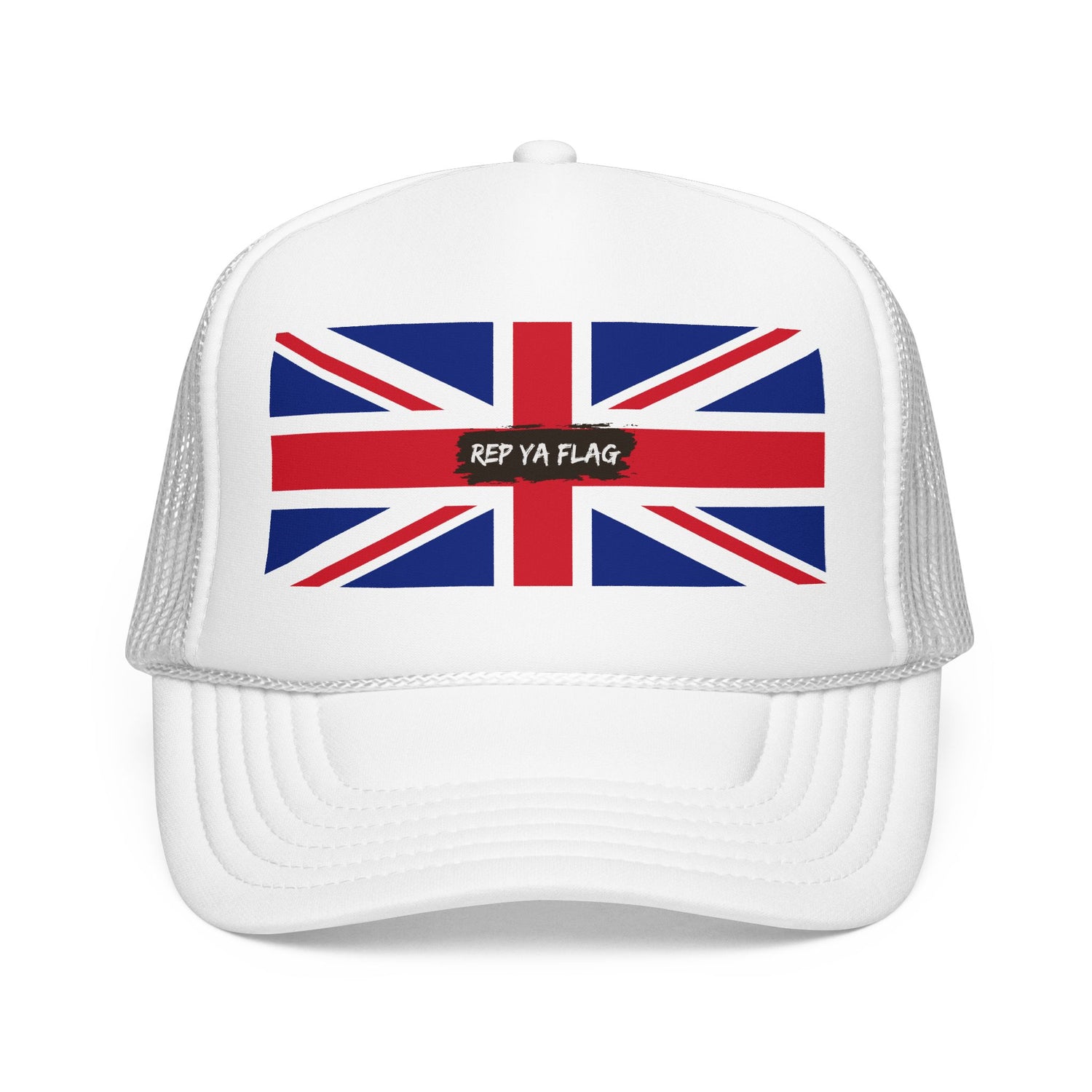 United Kingdom UK Foam Trucker Hat | Rep Ya Flag design