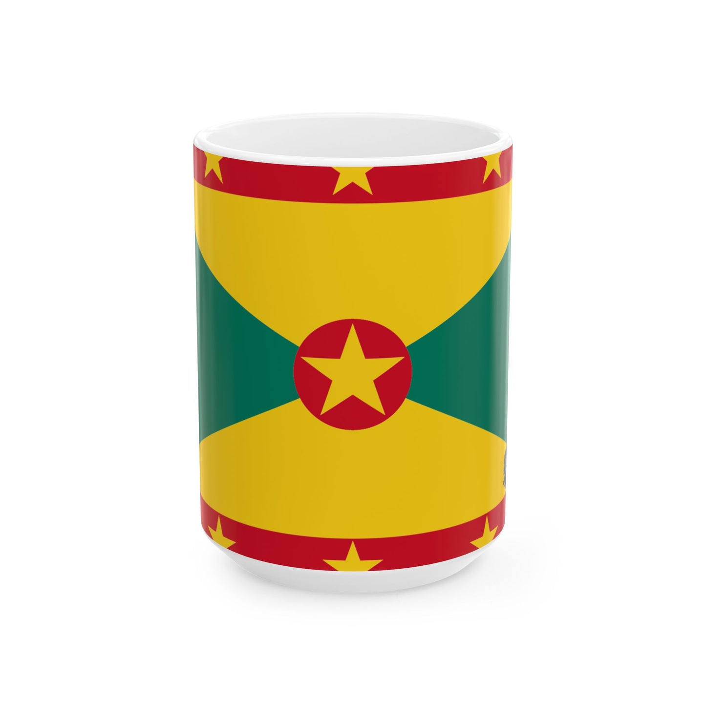 Grenada Flag Coffee Tea Mug 11oz 15oz | Rep Ya Flag Ceramic Mug