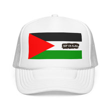 Palestine Flag Foam Trucker Hat | Palestinian Pride Snapback Cap | Rep Ya Flag