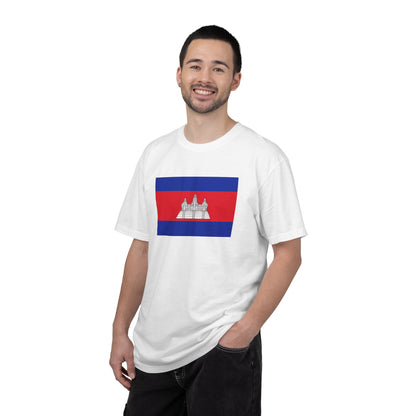 Cambodia Flag T Shirt | Cambodian Heritage Shirt S-4XL | Rep Ya Flag