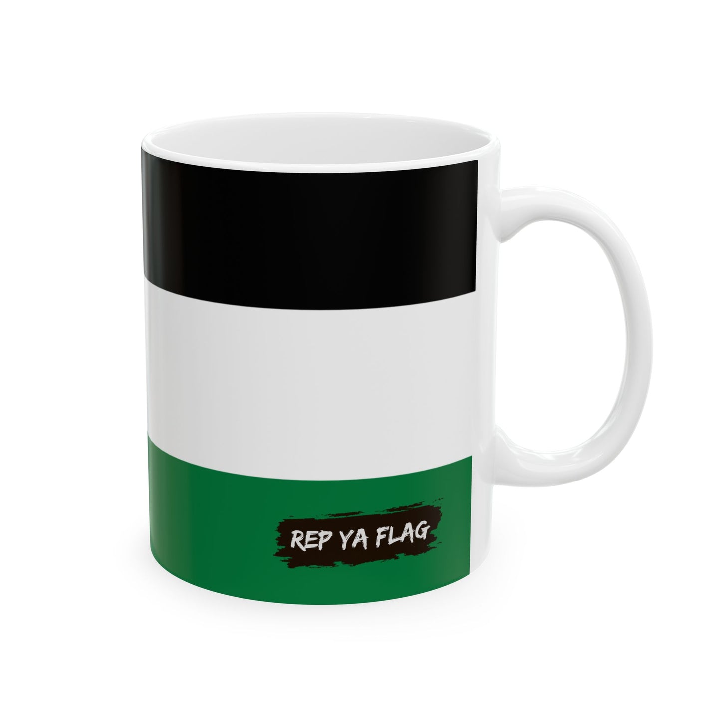 Jordan Flag Coffee Tea Mug 11oz 15oz | Rep Ya Flag Ceramic Mug