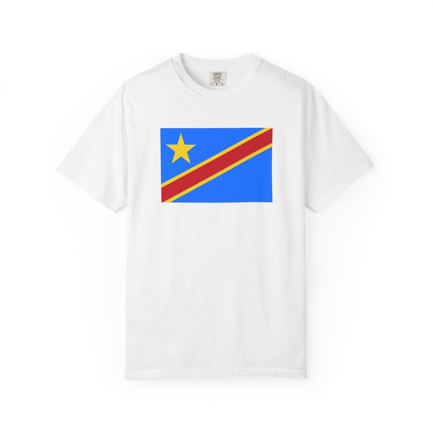 Democratic Republic of the Congo Flag T Shirt | Congolese Heritage Shirt S-4XL | Rep Ya Flag