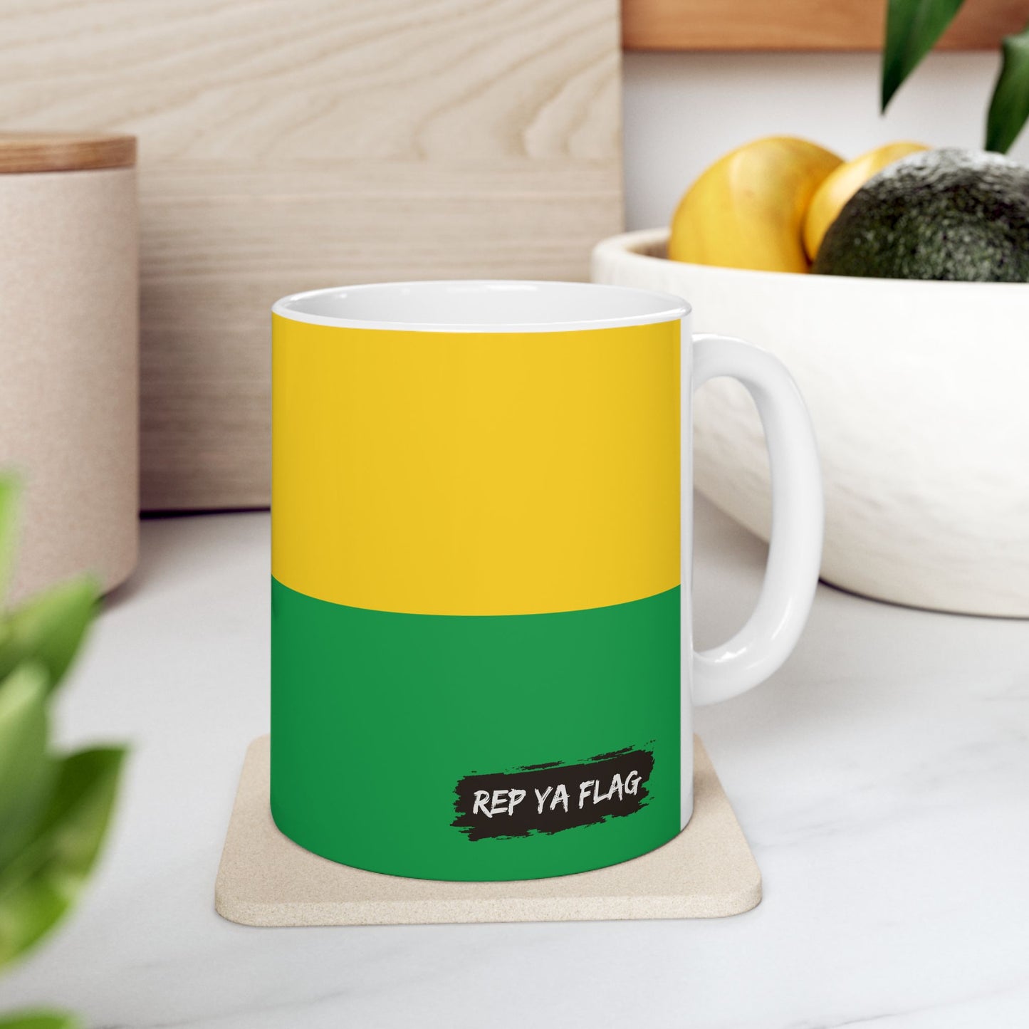 Guinea-Bissau Flag Coffee Tea Mug 11oz 15oz | Rep Ya Flag Ceramic Mug