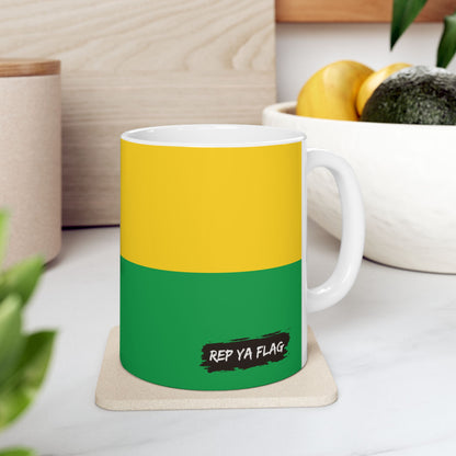 Guinea-Bissau Flag Coffee Tea Mug 11oz 15oz | Rep Ya Flag Ceramic Mug