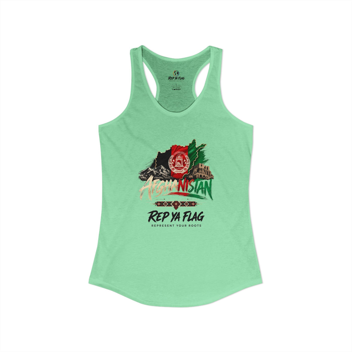 Afghanistan Women’s Racerback Tank – Lightweight Pride