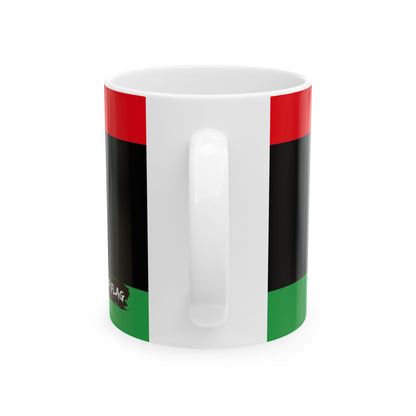 Libya Flag Coffee Tea Mug 11oz 15oz | Rep Ya Flag Ceramic Mug