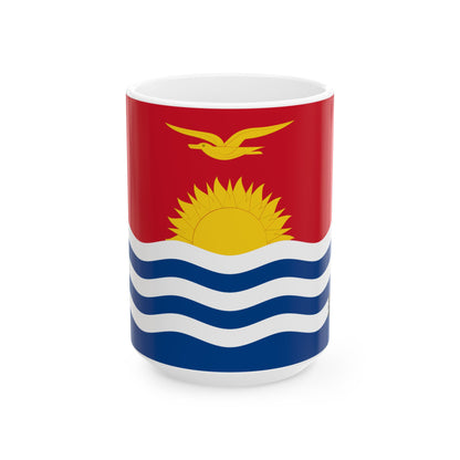 Kiribati Flag Coffee Tea Mug 11oz 15oz | Rep Ya Flag Ceramic Mug