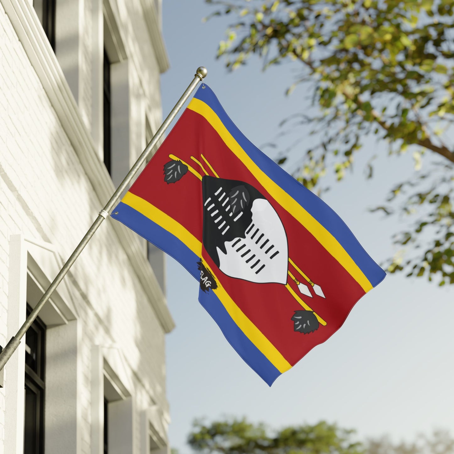 Eswatini Flag Garden Banner | Double Sided Outdoor Flag | Rep Ya Flag