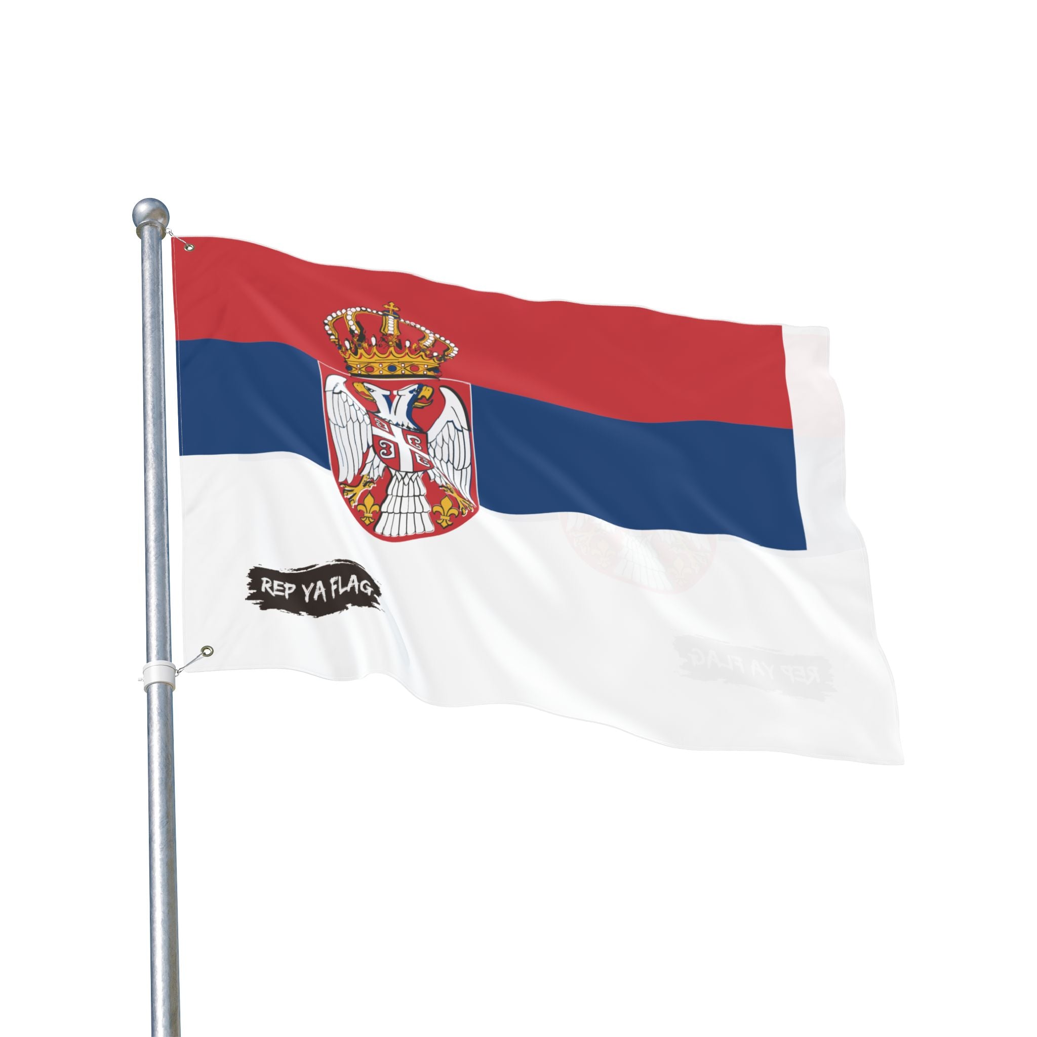 Serbia Flag Garden Banner | Double-Sided Outdoor Flag | Rep Ya Flag
