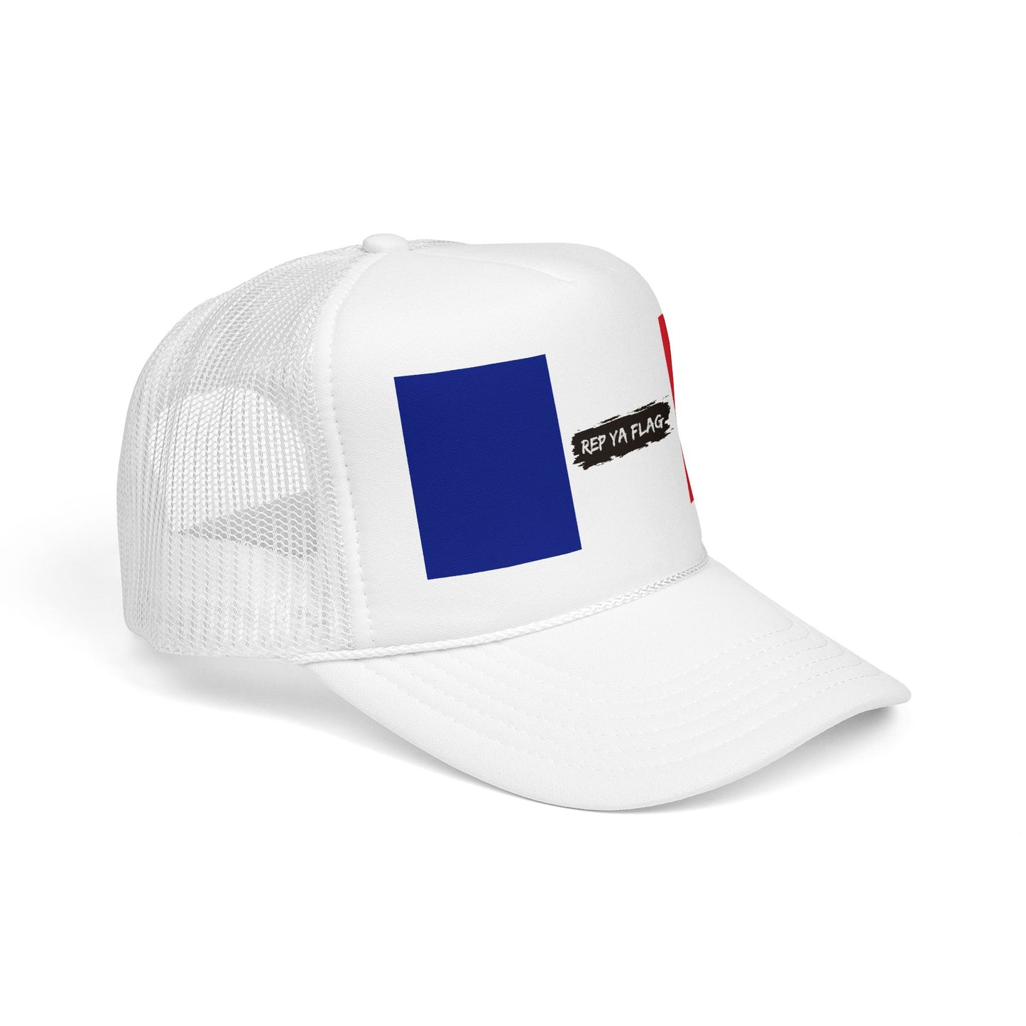 France Flag Foam Trucker Hat | French Pride Snapback Cap | Rep Ya Flag