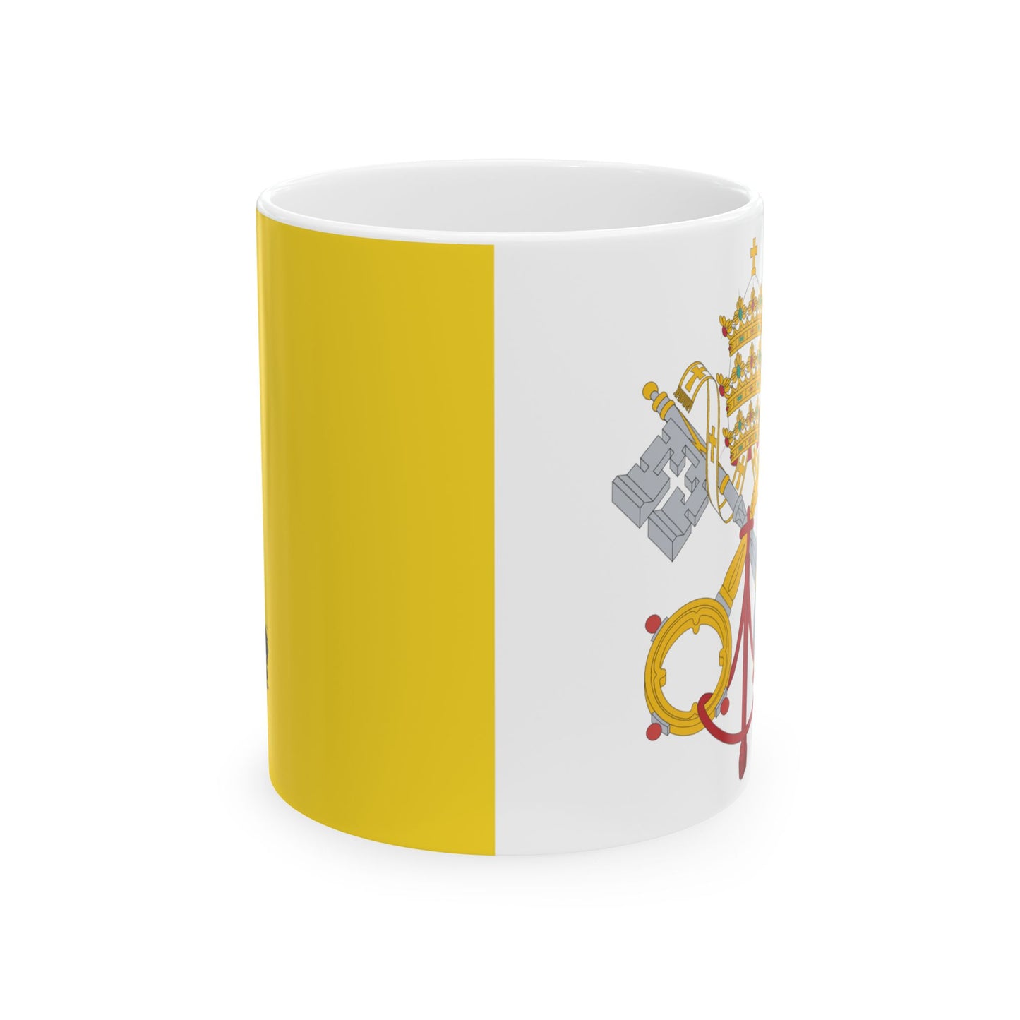 Vatican City Flag | Coffee Tea Ceramic Mug Cup | 11oz 15oz | Rep Ya Flag