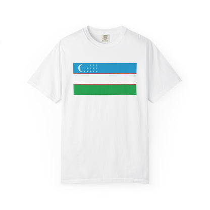 Uzbekistan Flag Tee | Uzbekistan Tshirt | Uzbekistan Pride Shirt | Rep Ya Flag | Heritage Gift | Unisex S-4XL