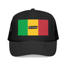 Mali Flag Foam Trucker Hat | Malian Pride Snapback Cap | Rep Ya Flag