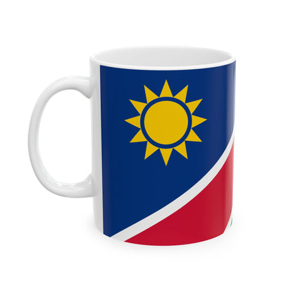 Namibia Flag Coffee Tea Mug 11oz 15oz | Rep Ya Flag Ceramic Mug