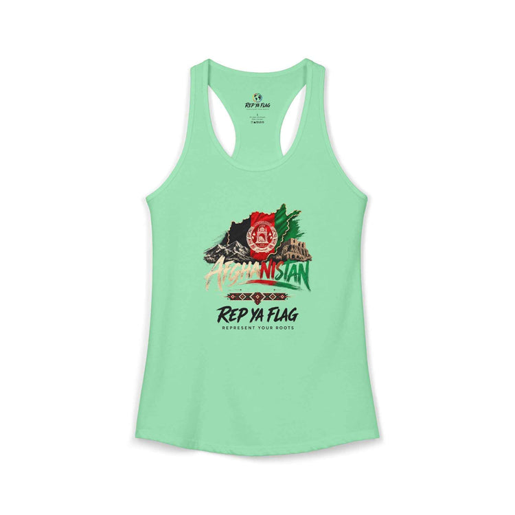 Afghanistan Women’s Racerback Tank – Lightweight Pride