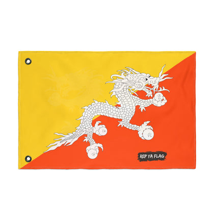 Bhutan Flag Garden Banner | Double Sided Outdoor Flag | Rep Ya Flag
