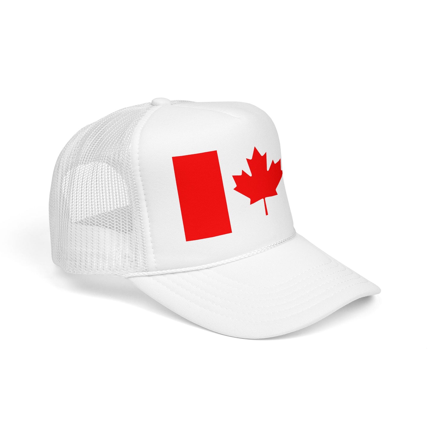Canada Flag Foam Trucker Hat | Canadian Pride Snapback Cap | Rep Ya Flag