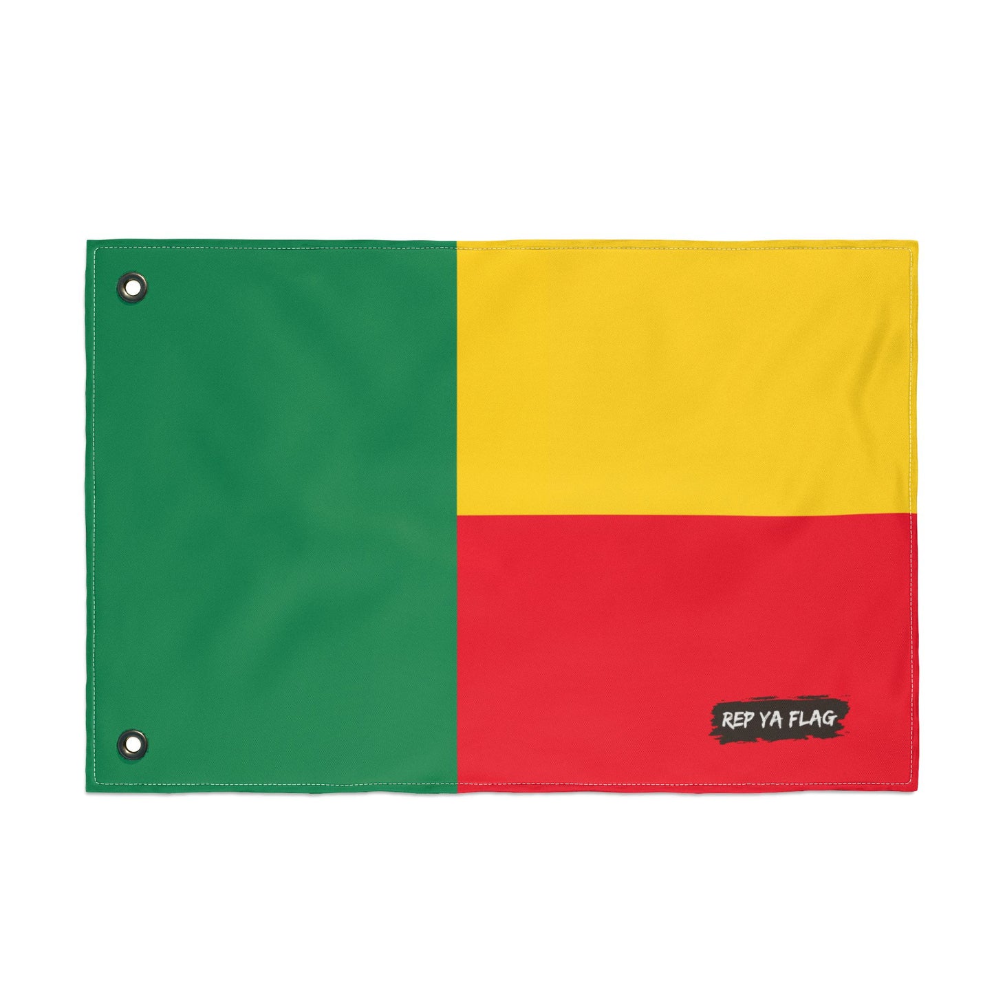 Benin Flag Garden Banner | Double Sided Outdoor Flag | Rep Ya Flag