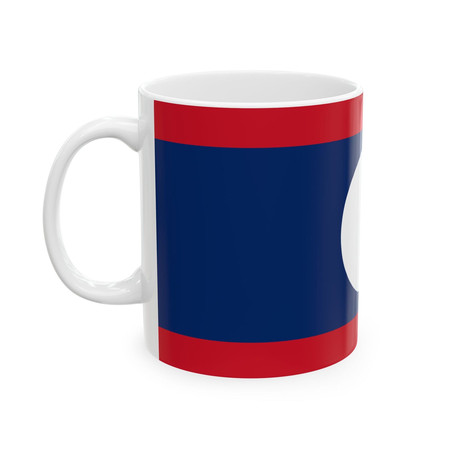 Laos Flag Coffee Tea Mug 11oz 15oz | Rep Ya Flag Ceramic Mug