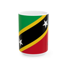 Saint Kitts and Nevis Flag Coffee Tea Mug 11oz 15oz | Rep Ya Flag Ceramic Mug