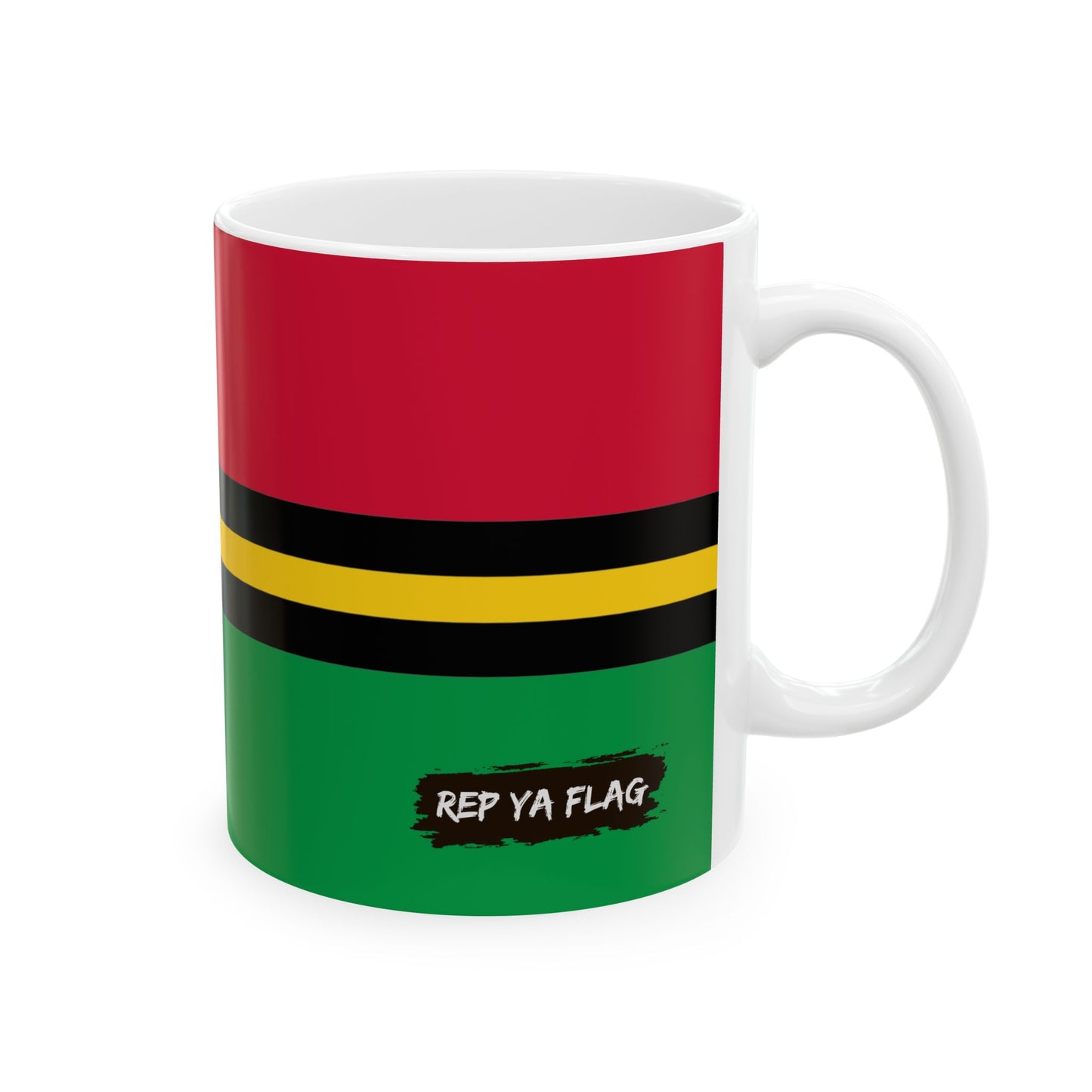 Vanuatu Flag Coffee Tea Mug 11oz 15oz | Rep Ya Flag Ceramic Mug