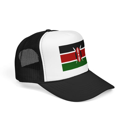 Kenya Flag Foam Trucker Hat | Kenyan Pride Snapback Cap | Rep Ya Flag