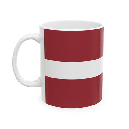 Latvia Flag Coffee Tea Mug 11oz 15oz | Rep Ya Flag Ceramic Mug