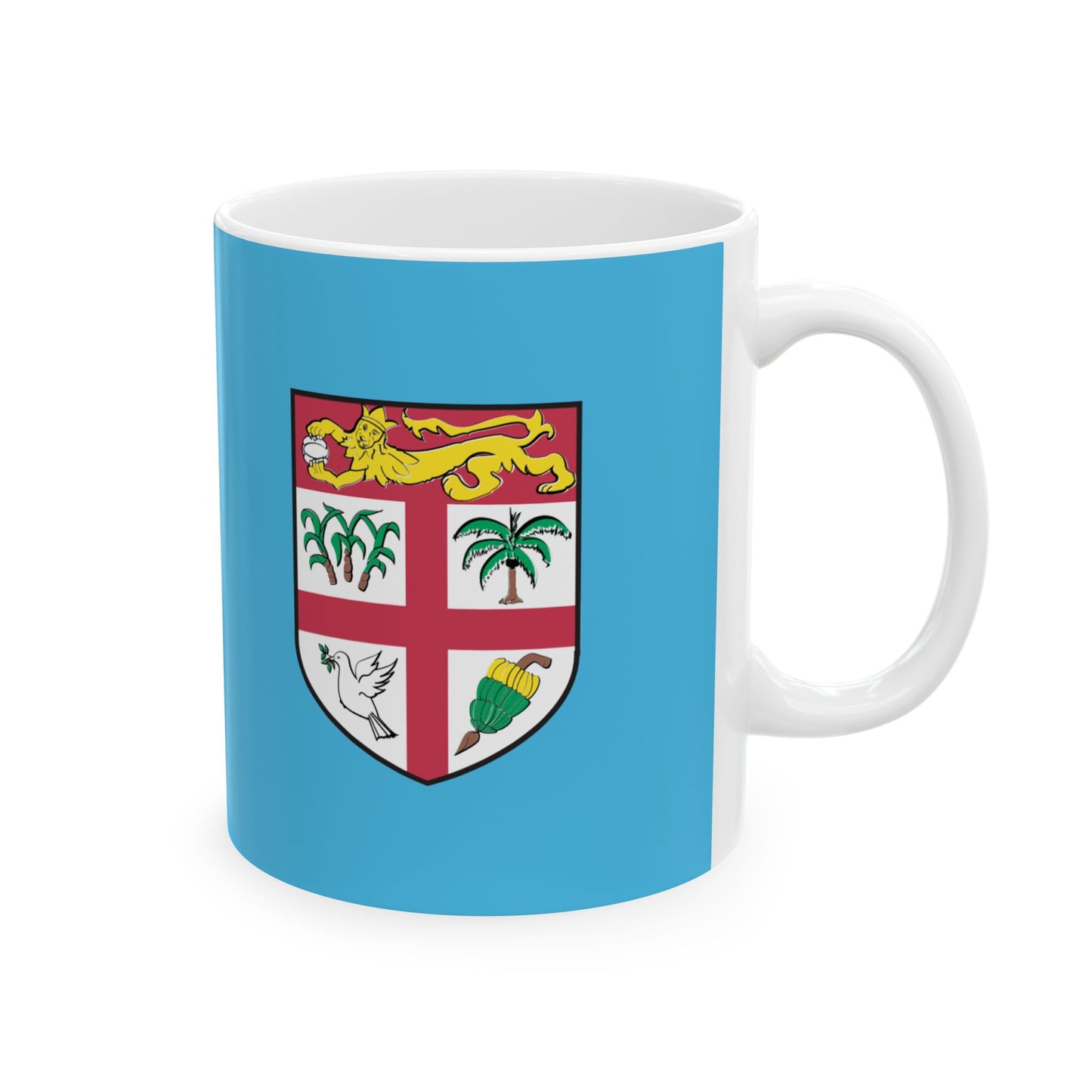 Fiji Flag Coffee Tea Mug 11oz 15oz | Rep Ya Flag Ceramic Mug