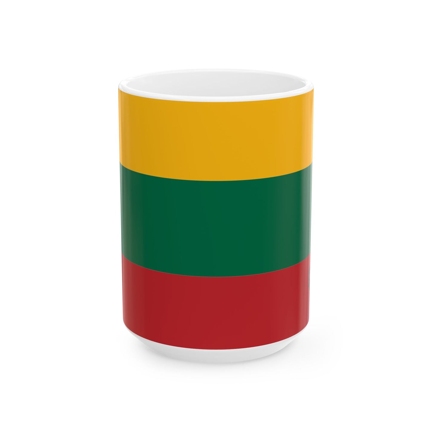 Lithuania Flag Coffee Tea Mug 11oz 15oz | Rep Ya Flag Ceramic Mug