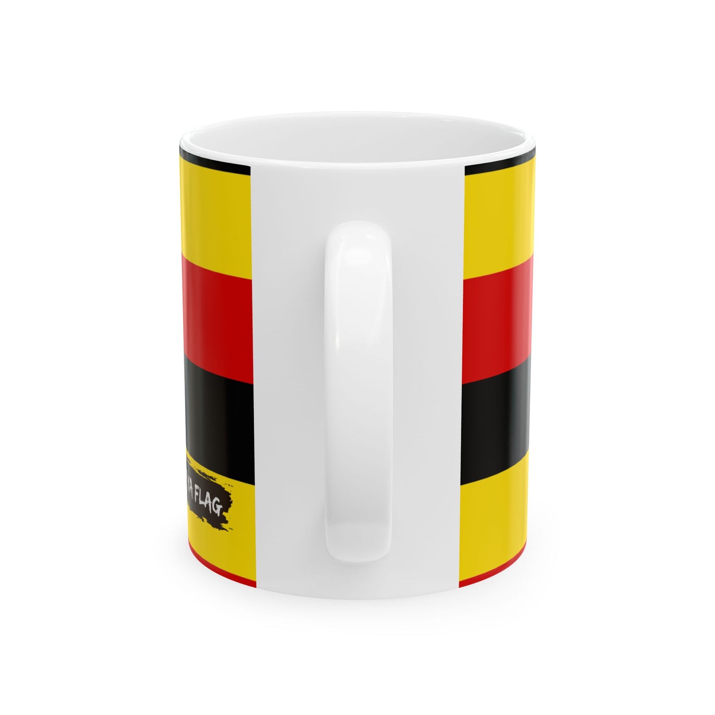 Uganda Flag Coffee Tea Mug 11oz 15oz | Rep Ya Flag Ceramic Mug
