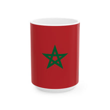 Morocco Flag Coffee Tea Mug 11oz 15oz | Rep Ya Flag Ceramic Mug