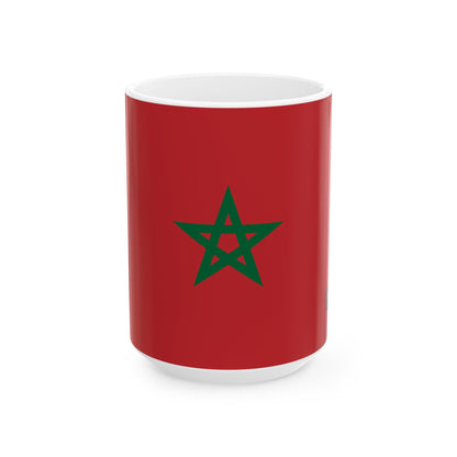 Morocco Flag Coffee Tea Mug 11oz 15oz | Rep Ya Flag Ceramic Mug