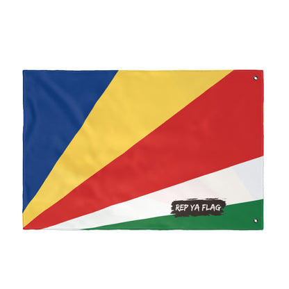 Seychelles Flag Garden Banner | Double-Sided Outdoor Flag | Rep Ya Flag
