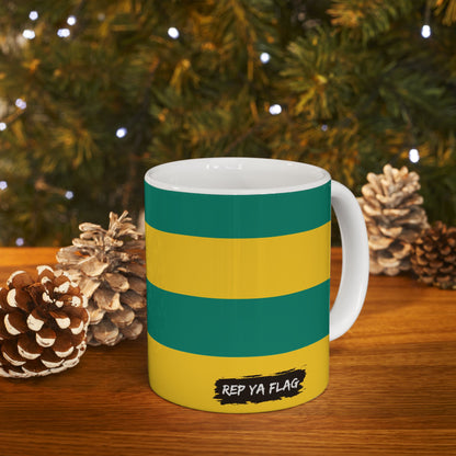 Togo Flag Coffee Tea Mug 11oz 15oz | Rep Ya Flag Ceramic Mug