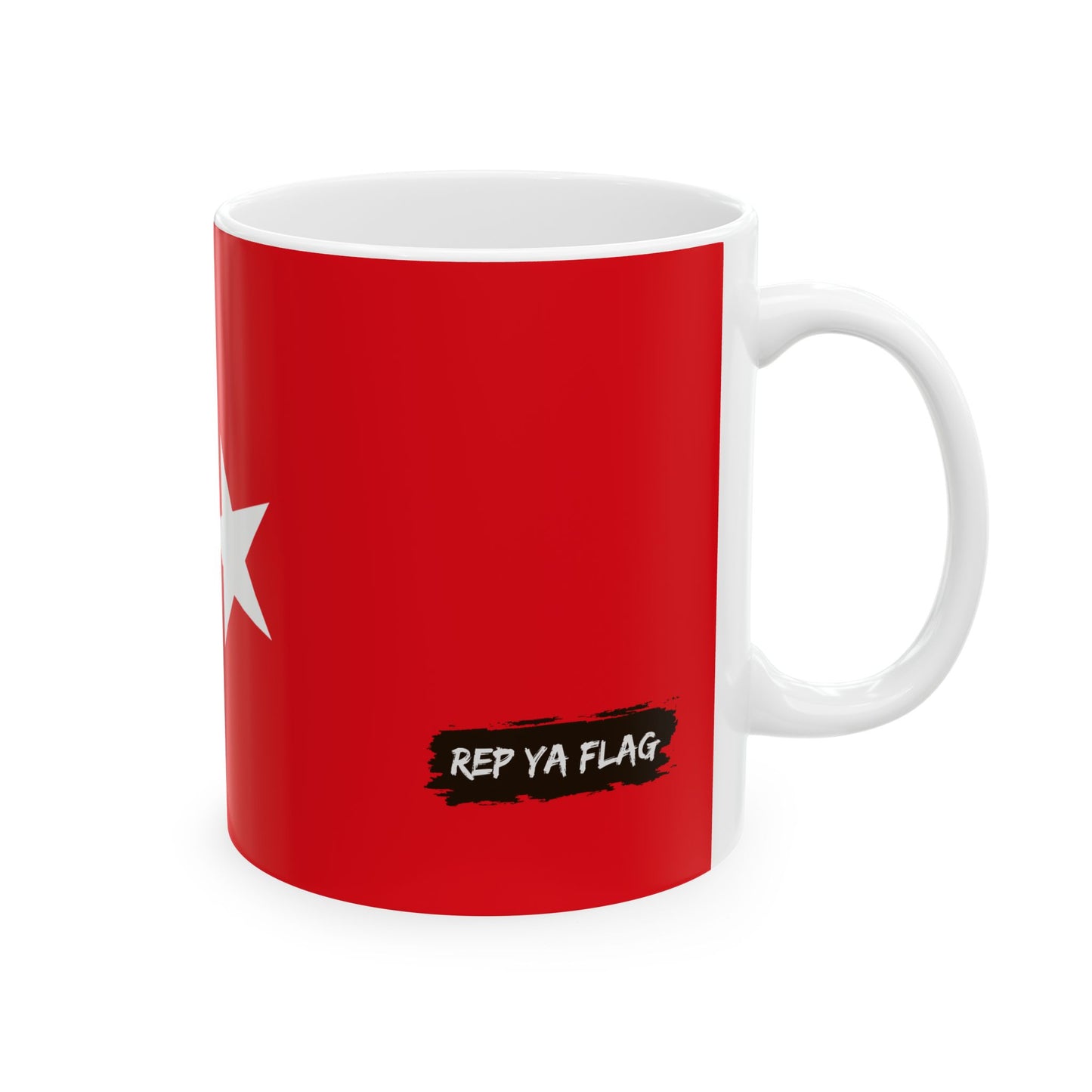 Turkey Flag Coffee Tea Mug 11oz 15oz | Rep Ya Flag Ceramic Mug