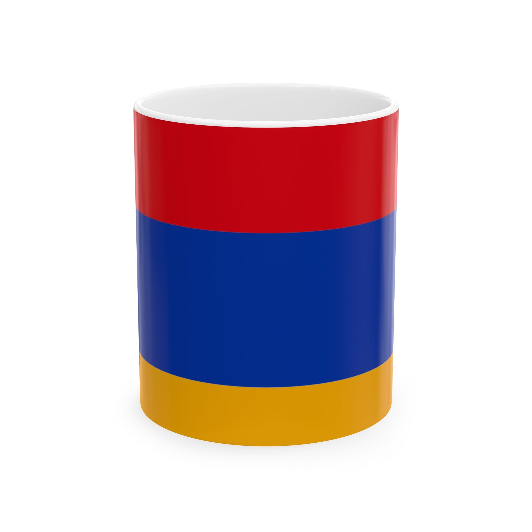 Armenia Flag Coffee Mug | Armenian Pride Ceramic Tea Mug 11oz & 15oz | Rep Ya Flag