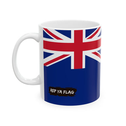 New Zealand Flag Coffee Tea Mug 11oz 15oz | Rep Ya Flag Ceramic Mug