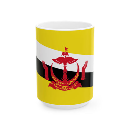 Brunei Flag Coffee Tea Mug 11oz 15oz | Rep Ya Flag Ceramic Mug