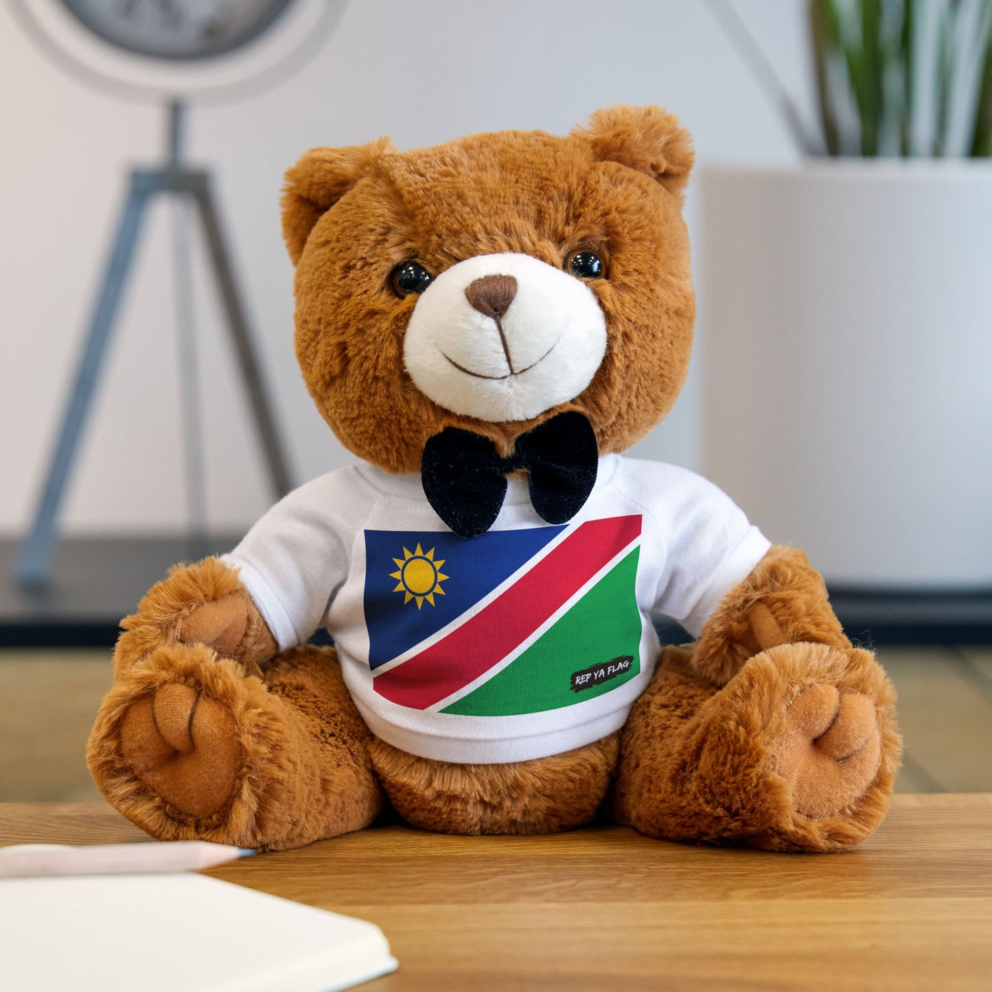 Namibia Flag Teddy Bear | Namibian Plush Gift | Namibian Heritage Bear | Cultural Keepsake | Baby Gift Stuffed Animal