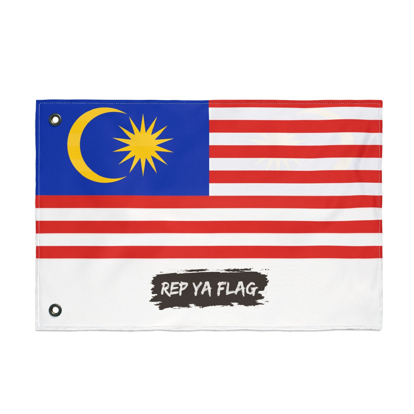 Malaysia Flag Garden Banner | Double Sided Outdoor Flag | Rep Ya Flag