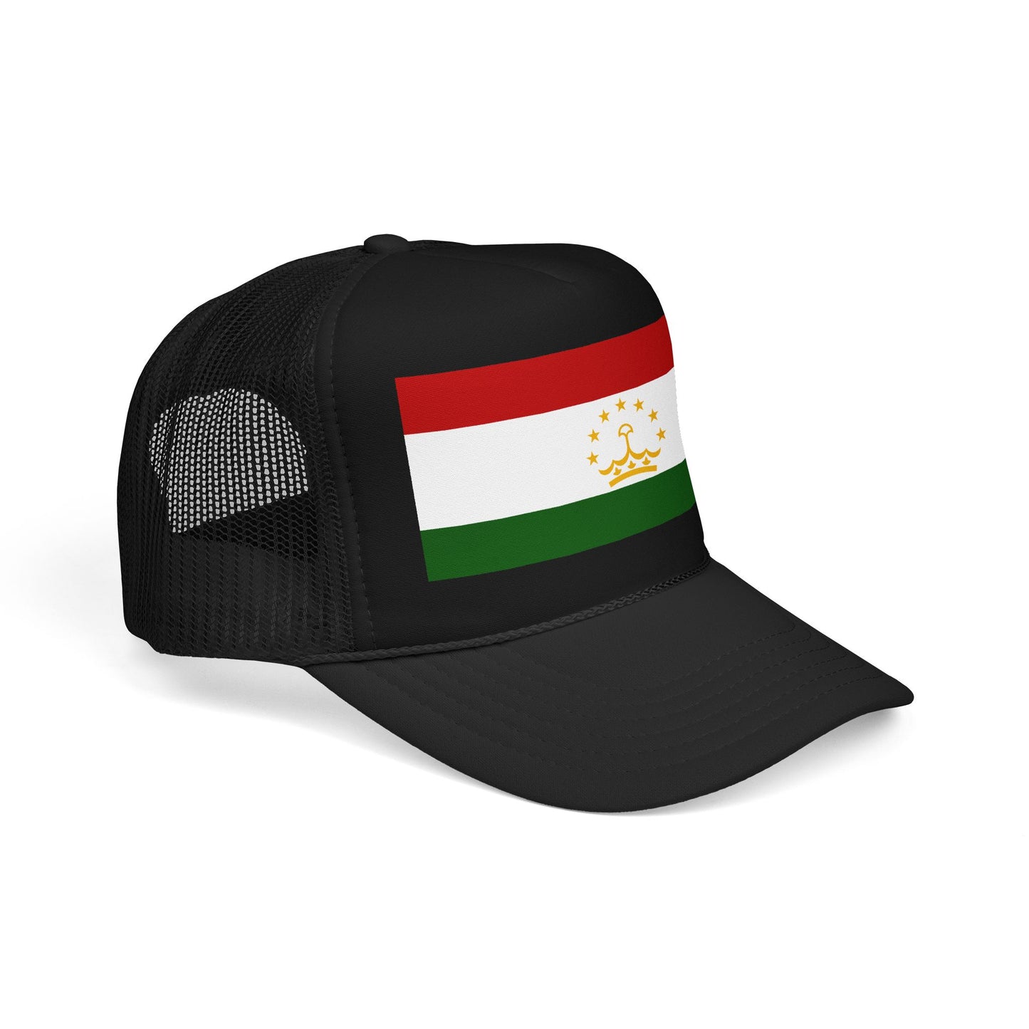 Tajikistan Flag Foam Trucker Hat | Rep Ya Flag design