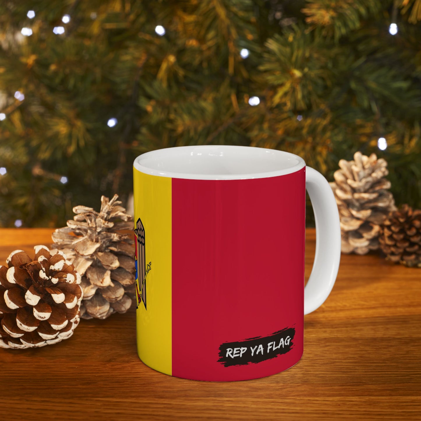 Moldova Flag Coffee Tea Mug 11oz 15oz | Rep Ya Flag Ceramic Mug